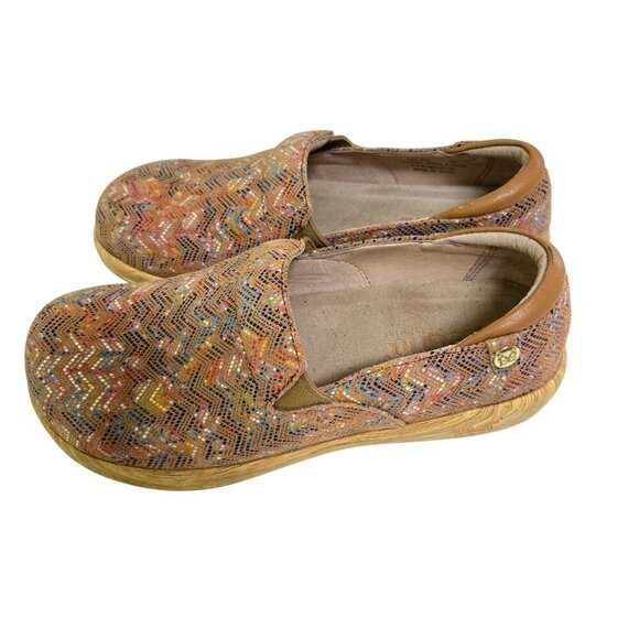 Alegria Keli Ric Rack Tan Professional Clogs Shoes Size 8-8.5 - Picture 3 of 11